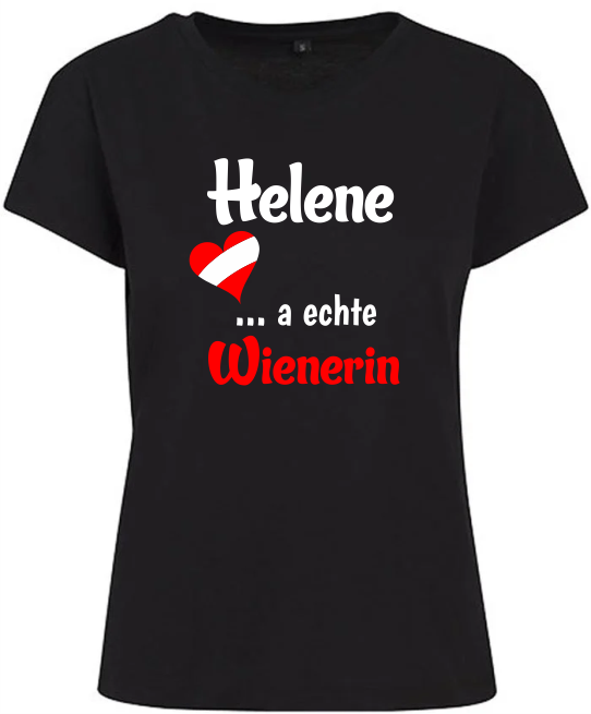 ...T-Shirt mit Namen - Wien T-Shirt personalisiert Damen